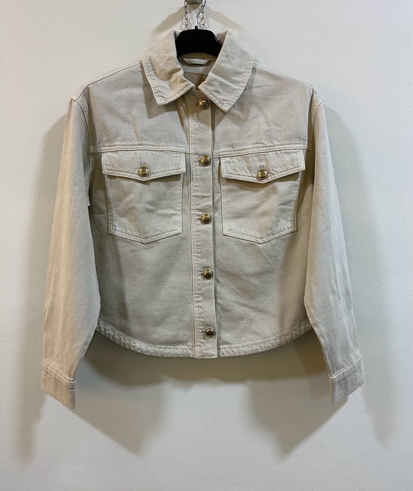 Ladies Oversized Denim Shirt